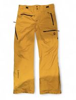 Scott Unisex Ski Snowboard Pants Size L mustard/gold yellow
