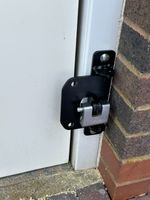 EXCALIBUR up & over garage door / shed high security lock all steel construction