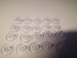 20pcs COMFORT FIT Wide Earring soft silicone Back Stoppers Holders Jewellery UK