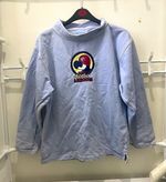 flyingdodo Mens Light Blue Crew Neck Fleece Sweatshirt Dodo Airborne XL