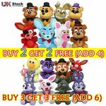UK FNAF Five Nights at Freddy's Plushie Toy Plush Doll Bear Foxy Bonnie Kid Gift