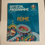 ROME  Programme Euro 2020 Football Championship, new see notes 