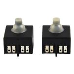 Angle Grinder Switch Kit Set of 2 Push Button Switch for 100mm 4" Models