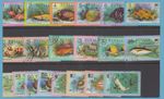 TUVALU STAMP PRESENTATION PACK 1979 FISH DEFINITIVE USED SET
