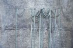 Smith & Barker 10x Galvanised Fencing Pins 1.2m Heavy Duty Steel Stakes