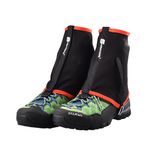 Waterproof Low Trail Leg Gaiters Ankle Protection Hiking Shoes Covers Black