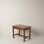 Cotswold School Arts and Crafts Oak Table, Twin Stretchers, Early 20th Century