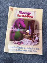 Barney the Dinosaur Fan Club Newsletter Fall 1994 RARE