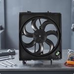 Cooling Core Fan Assembly Long-Lasting for Mechanics, Car Owners