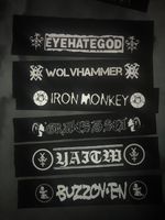 Sludge Metal Superstrip XXL Back Patch Graves At Sea Buzzov*en Iron Monkey YAITW