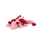 Jellycat Valentine's Crimson Heart Dragon Mythical Plush -Tags& Dust Bag UK