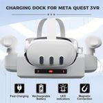 For Meta Quest 3 - VR Charging Stand & Display Holder 2 in 1,VR Charging Dock