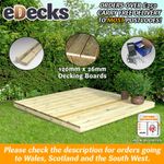 Reject Value Garden Decking Kits Multiple Sizes 120mm x 26mm 1.8m to 4.8m