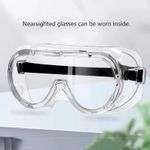 Safety Goggles Protective Anti-Fog Vent Glasses Eye Protection Lab Work PPE Wear