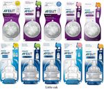 Philips Avent Natural / Classic+ Bottle Teats Newborn Slow Medium Fast var Teat 