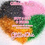 Glitter Tattoo Festival Wine Glass Certified Cosmetic Nail 10g buy 6 get 9 FREE