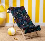 Gamer Gaming Kids Beach Towel black
