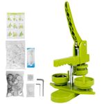Rotary Button Maker Machine Kit 25/32/58mm Pin Badge Press 100pcs Sets & Cutter