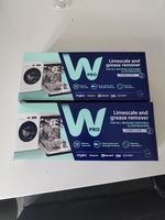 X2 WPRO Limescale & grease Remover For Washers & Dishwashers all makes & models