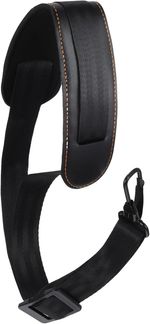 Nogeqi Saxophone Strap, Soft Leather Padded, Alto Sax Neck Strap for Tenor Sax B
