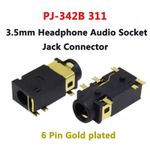 PJ-342B 311 3.5mm Headphone Audio Socket Jack Connector Gold plated 6 Pin