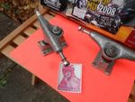 VINTAGE SKELETON SKATEBOARD TRUCKS 1990'S MULTI FIT🤣for an 8 inch deck