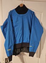 NRS Stampede Semi Dry Kayak Cag Jacket Blue Extra Large XL Canoe 