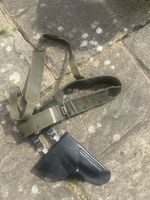 Webbing Rig With Holster Belt Shoulder Straps And Belt Adapter