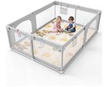 EAQ Large Baby Playpen with Mat,150X200CM Indoor & Outdoor Playpen