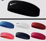 Nike Headband Swoosh Sports Running Workout Gym Sweat Band  Black White Navy