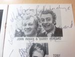 John Inman Barry Howard Ronnie Corbett Clodagh Rodgers SIGNED Panto Program 1972