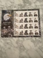 Us Bald Eagles Forever Sheet Sc6082-86 Brand New Stunning Item Free Shipping