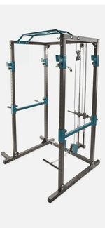 Weight Lifting Rack with Pulley Cable, Pull Up, Dip And Other Items, See Below
