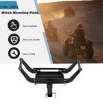 20,000lbs Capacity Winch Mounting Hitch Receiver Cradle Winch Mount Mount Plate