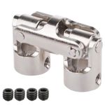 Rc Double Universal Joint Cardan Joint Gimbal Couplings with Screw Couple Shaft 