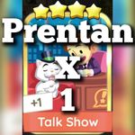 1x Talk Show ⭐⭐⭐⭐ Set 21 :- Mono_Poly_Go Golden Blitz Sticker  