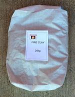 25KG BAG OF POWDERED FIRE CLAY TO MAKE REFRACTORY - FURNACE - KILN - PIZZA OVEN