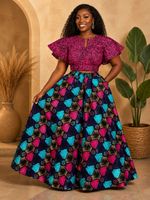 Ladies Crop Top And Palazzo Trousers Dress Set Size 14 Summer And And Spring New