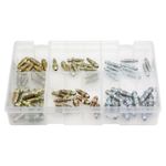 60Pcs Assorted Box of Bleed screws Metric Imperial Brake Nipple Calliper Nipples