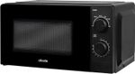 Abode AMM2005B Solo Manual Microwave Oven with 5 Power Levels 20L 700W Black