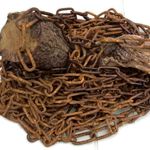 Old Rusty Chain Rustic Chain Salvage Light hanger Kitchen Indoor Outdoor 6mm