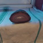 Beautiful Agate Nearly A Geode Banding Turns Bright Orange When Useing Uv Light