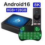 Very Fast Q17 Android16 8K Ultra 4K Smart TV Box Allwinner H313 5G Wifi BT6.0