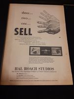Hal Roach Studios Rare Original 1957 Promo Poster Ad Framed!
