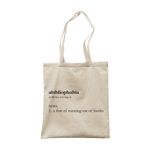Abibliophobia Definition - Funny Bookworm Tote Bag