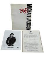 Vintage Rare Original Michael Jackson BAD Promo Music Press Kit