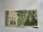 1988 Central Bank Of Ireland £1 Banknote