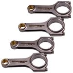 H-Beam 4340 EN24 Connecting Rods + Bolts For Ford Focus ZX3 2000-2004 139.3mm