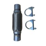 Exhaust Flexi Fits Vauxhall Corsa E 1.4 Repair Pipe Flexible Repair Tube Joiner