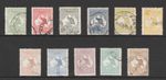 KANGAROO FIRST WATERMARK SET OF 11 AUSTRALIA'S FIRST STAMPS SG 1-12 $720 SUPERB!